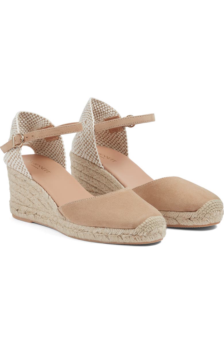 LK Bennett Marissa Espadrille Wedge Sandal, Main, color, Trench