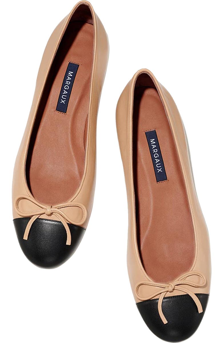 MARGAUX The Cap-Toe Demi, Alternate, color, Dune And Black