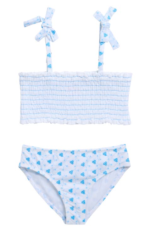 Kids' Smocked Two-Piece Swimsuit (Big Kid)