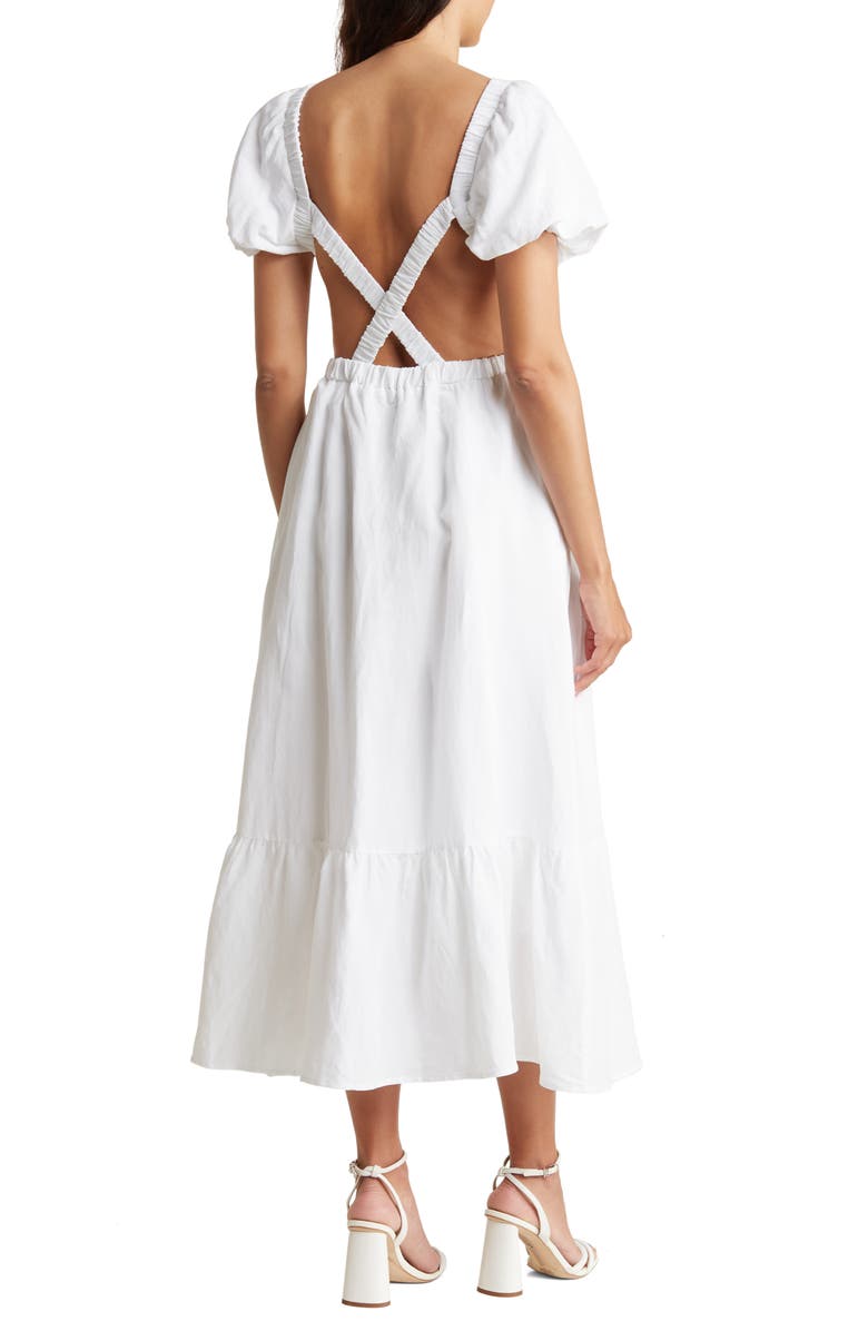 ASTR the Label Jelena Side Cutout Maxi Dress, Alternate, color,