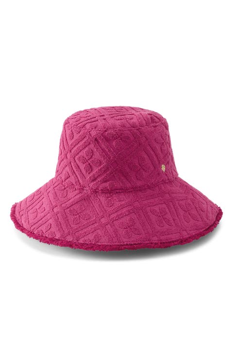 Cintia Cotton Terrycloth Bucket Hat