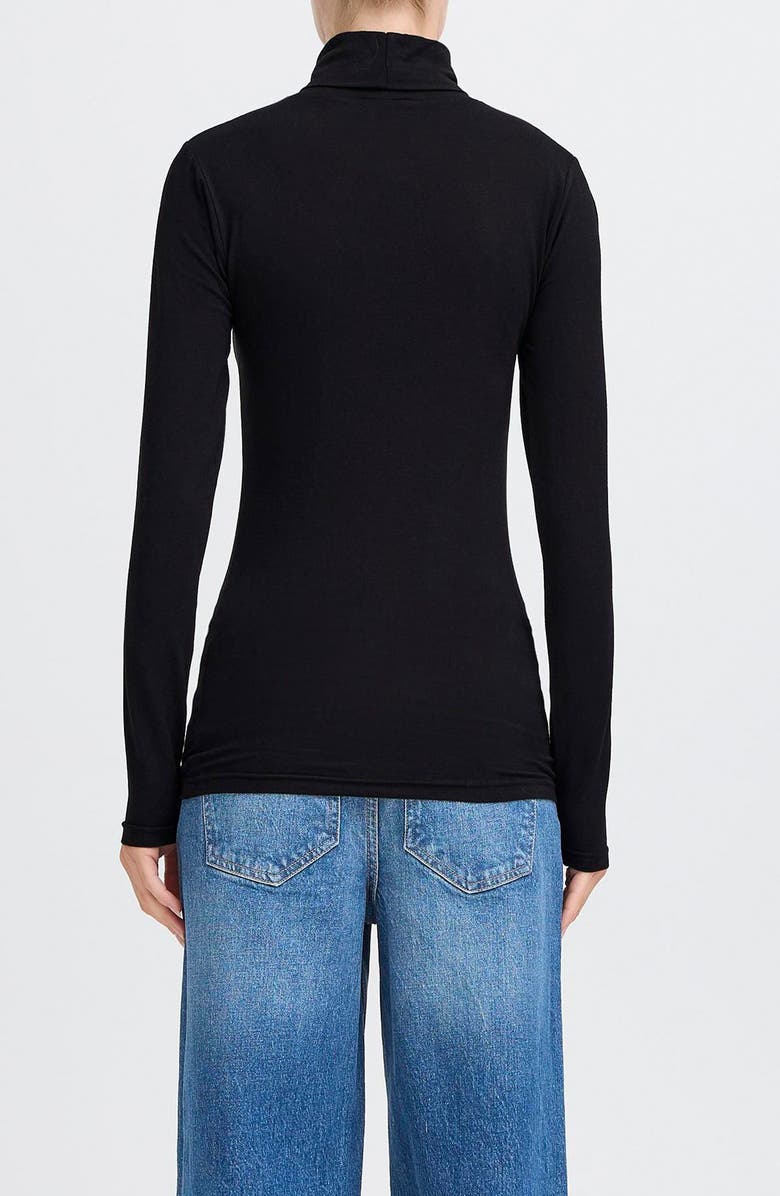 B.YOUNG Pamila Turtleneck Top, Alternate, color, Black
