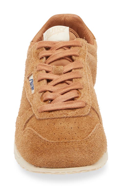 Autry 'windspin Low' Brown Sneaker With Logo On The Side And On The Heel In Brown