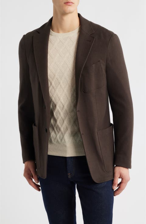 Trim Fit Cotton & Cashmere Jacket