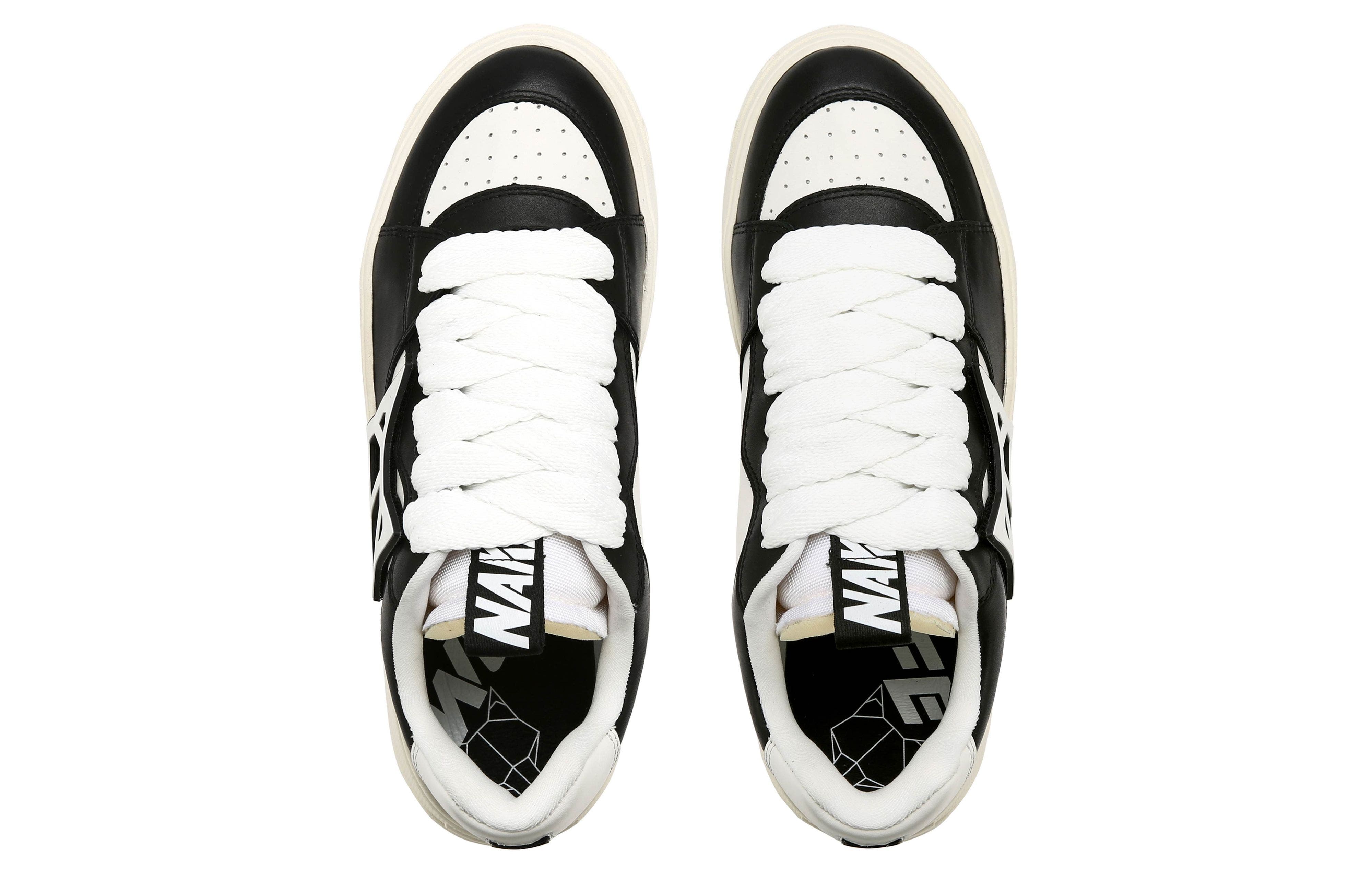 Naked Wolfe Kosa Sneaker, Alternate, color, Black/White