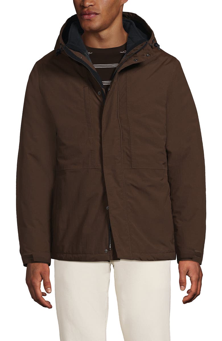 Lands' End Squall 3 in 1 Jacket, Alternate, color, Rich Coffee