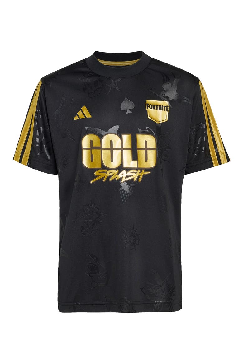 x Fortnite Kids' Midas Jersey, Main, color, BLACK