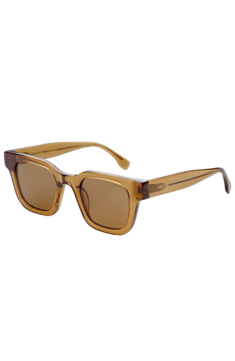 FREYRS Eyewear Atlas Square Sunglasses, Alternate, color, Brown