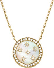 Fossil Merrit Mother of Pearl Pendant Necklace