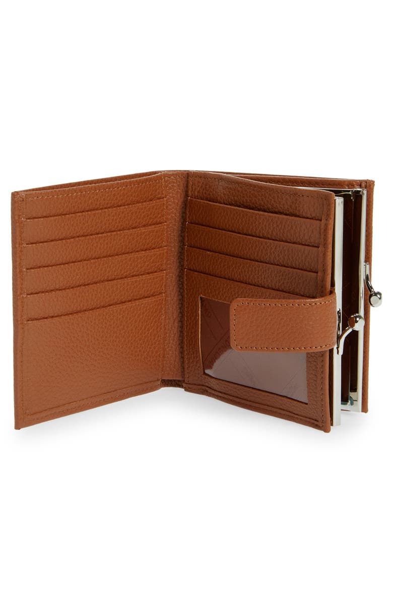 Longchamp 'Le Foulonne' Pebbled Leather Wallet, Alternate, color, 
