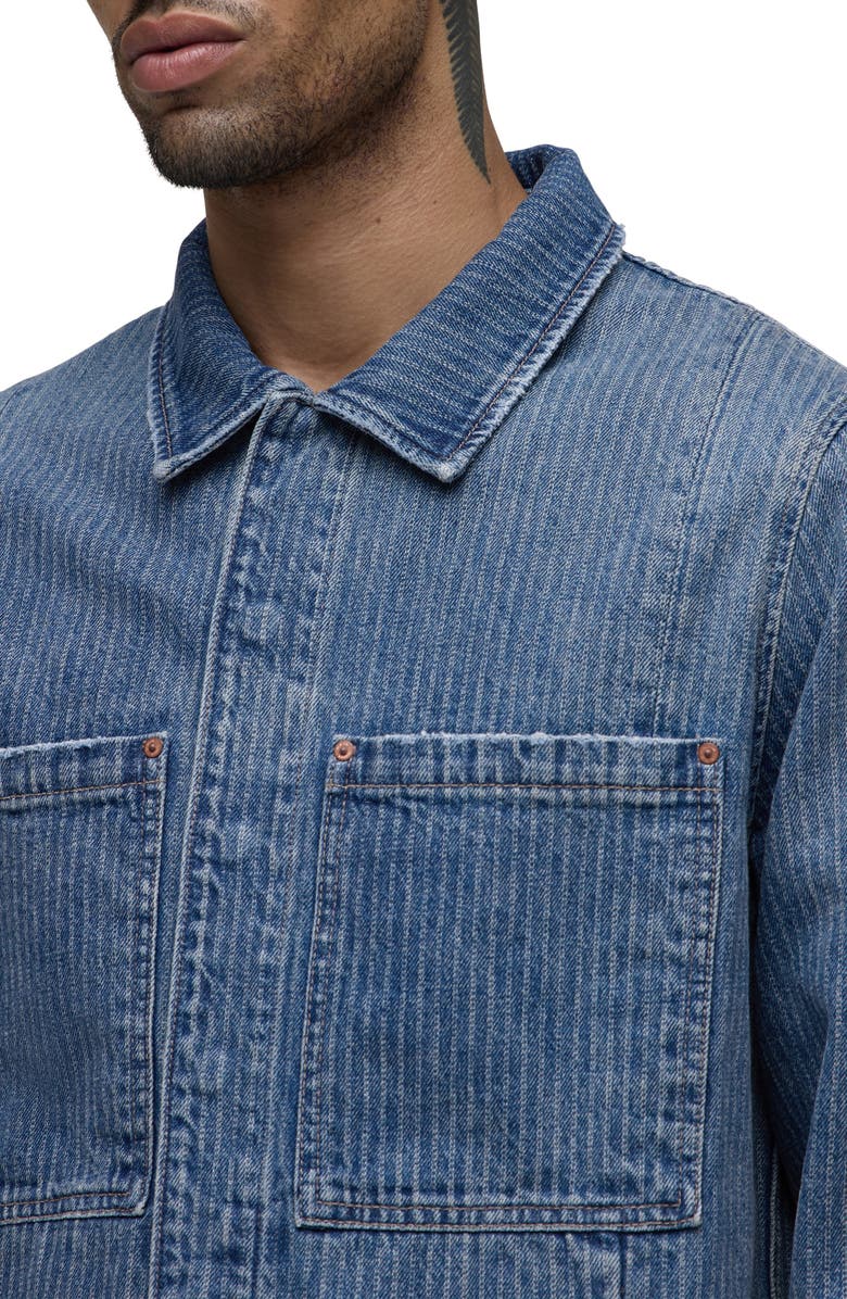 Hudson Jeans Denim Work Jacket, Alternate, color, Rail