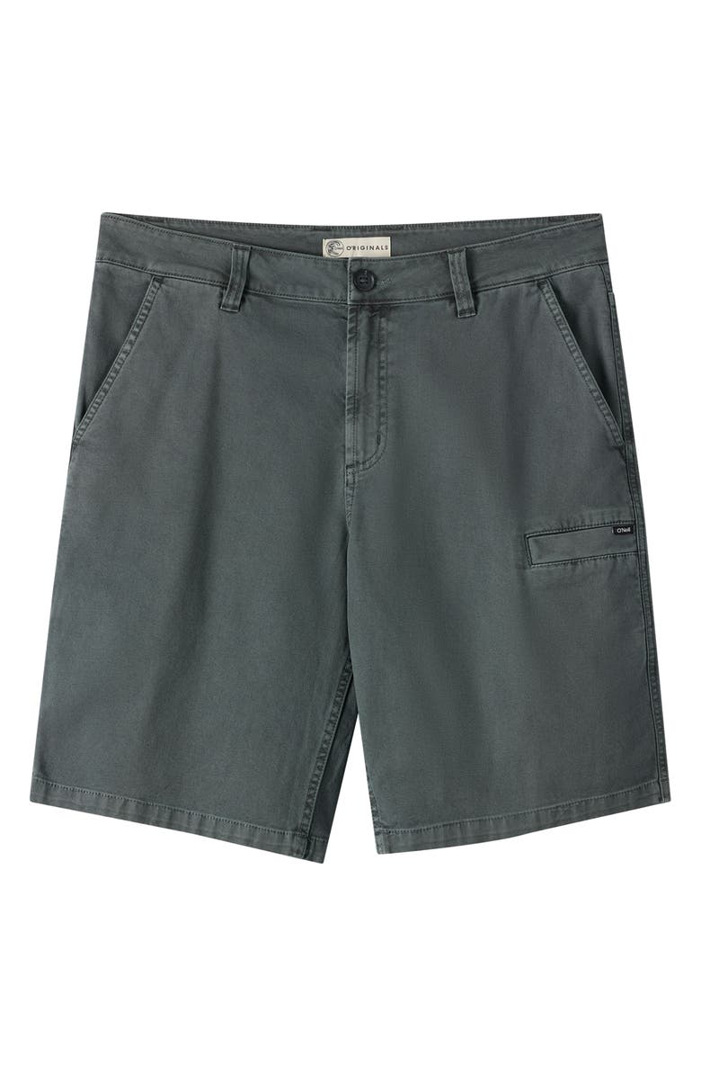O'Neill OG Dockside Utility Stretch Canvas Shorts, Alternate, color, Dark Shadow