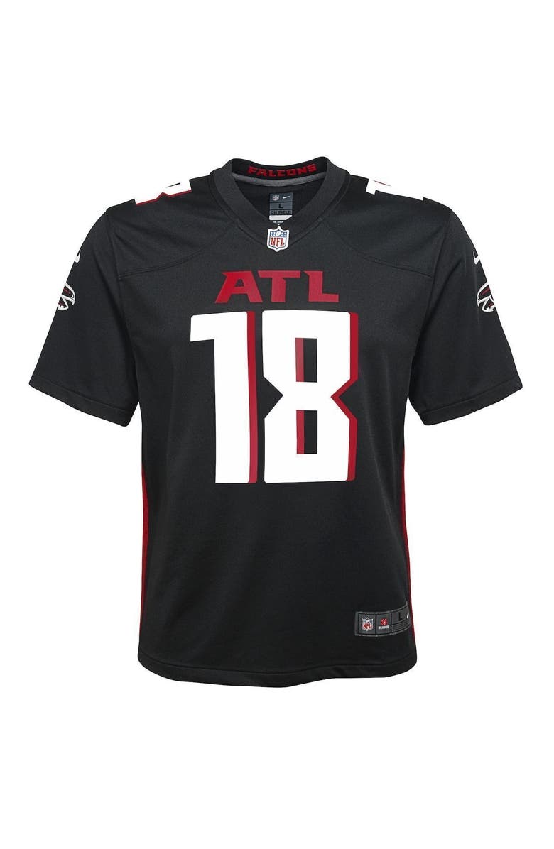 Nike Youth Nike Calvin Ridley Black Atlanta Falcons Player Game Jersey, Alternate, color, Black