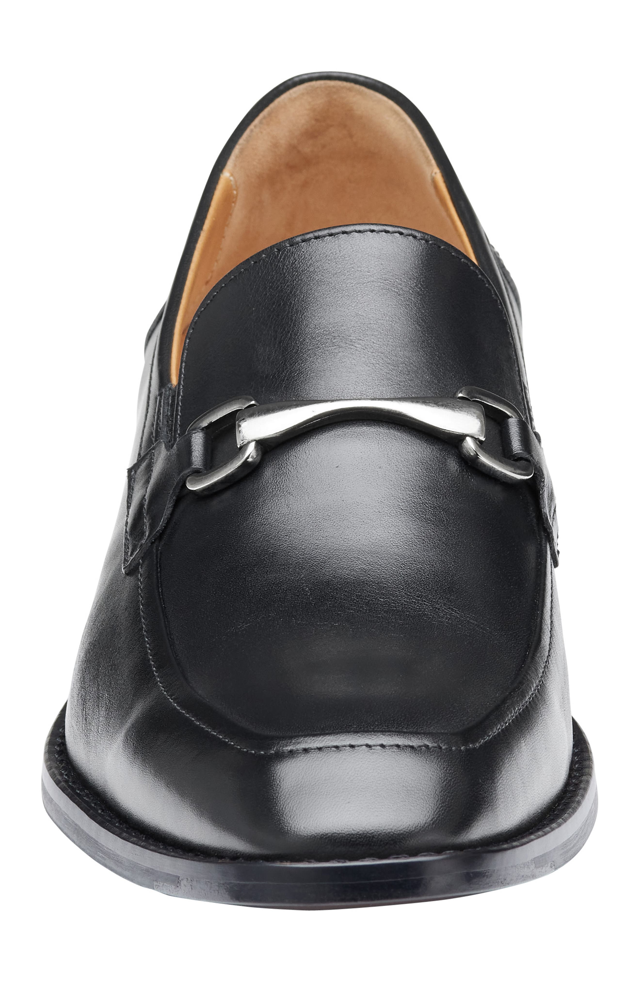 Johnston & Murphy Richland Bit Loafer, Alternate, color, Black Full Grain