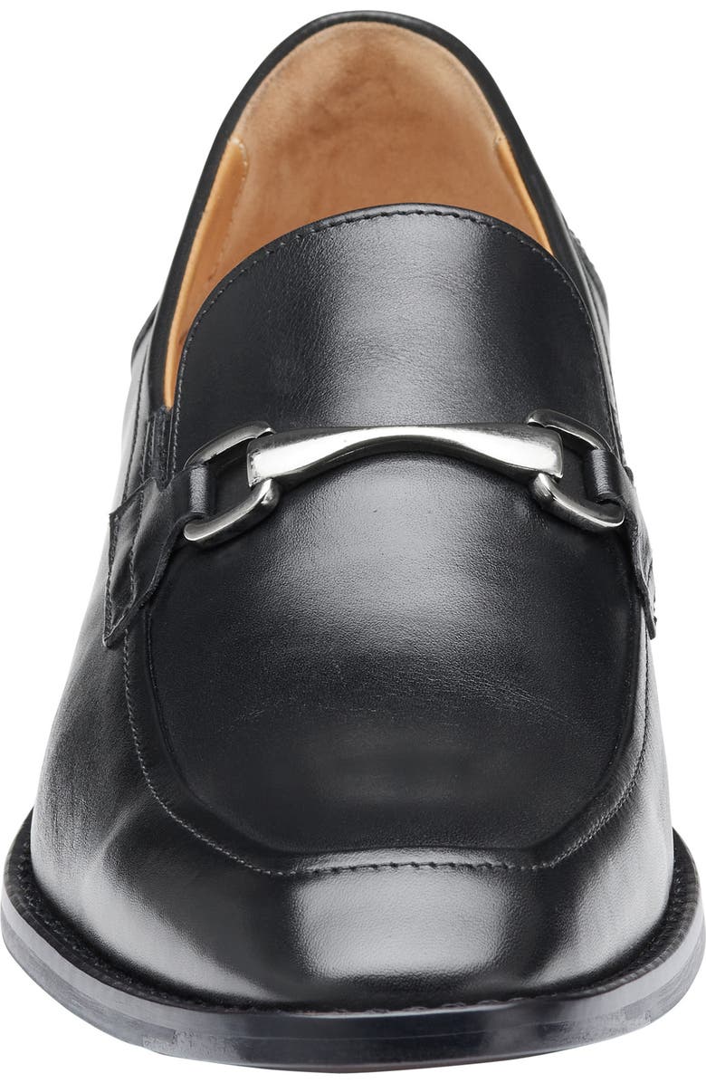 Johnston & Murphy Richland Bit Loafer, Alternate, color, Black Full Grain