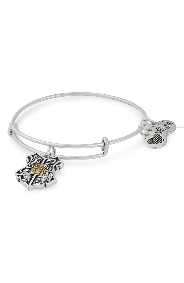 Alex and Ani Harry Potter<sup>™</sup> Hogwarts<sup>™</sup> Adjustable Wire Bangle, Main, color,