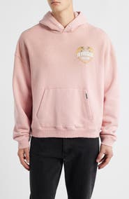 Represent Oversize Distressed Angel Border Graphic Hoodie