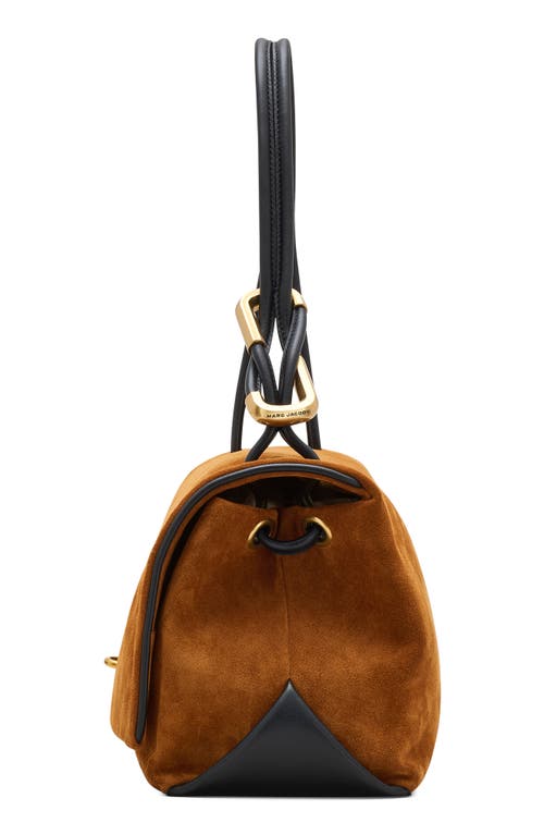 Marc Jacobs The Large Dual Suede Shoulder Bag In Brown