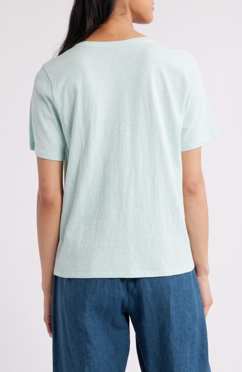 EILEEN FISHER EILEEN FISHER EASY V-NECK ORGANIC COTTON T-SHIRT