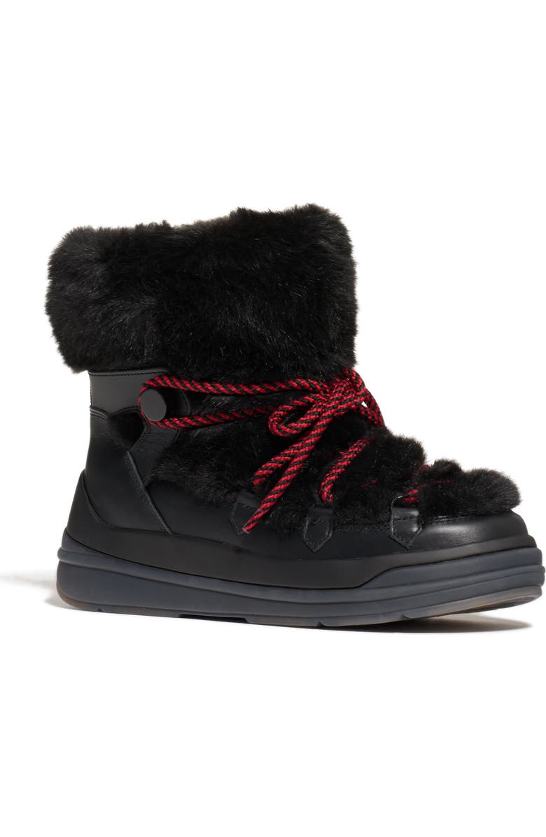 Moncler Insolux Faux Fur Lined Waterproof Snow Boot, Main, color,