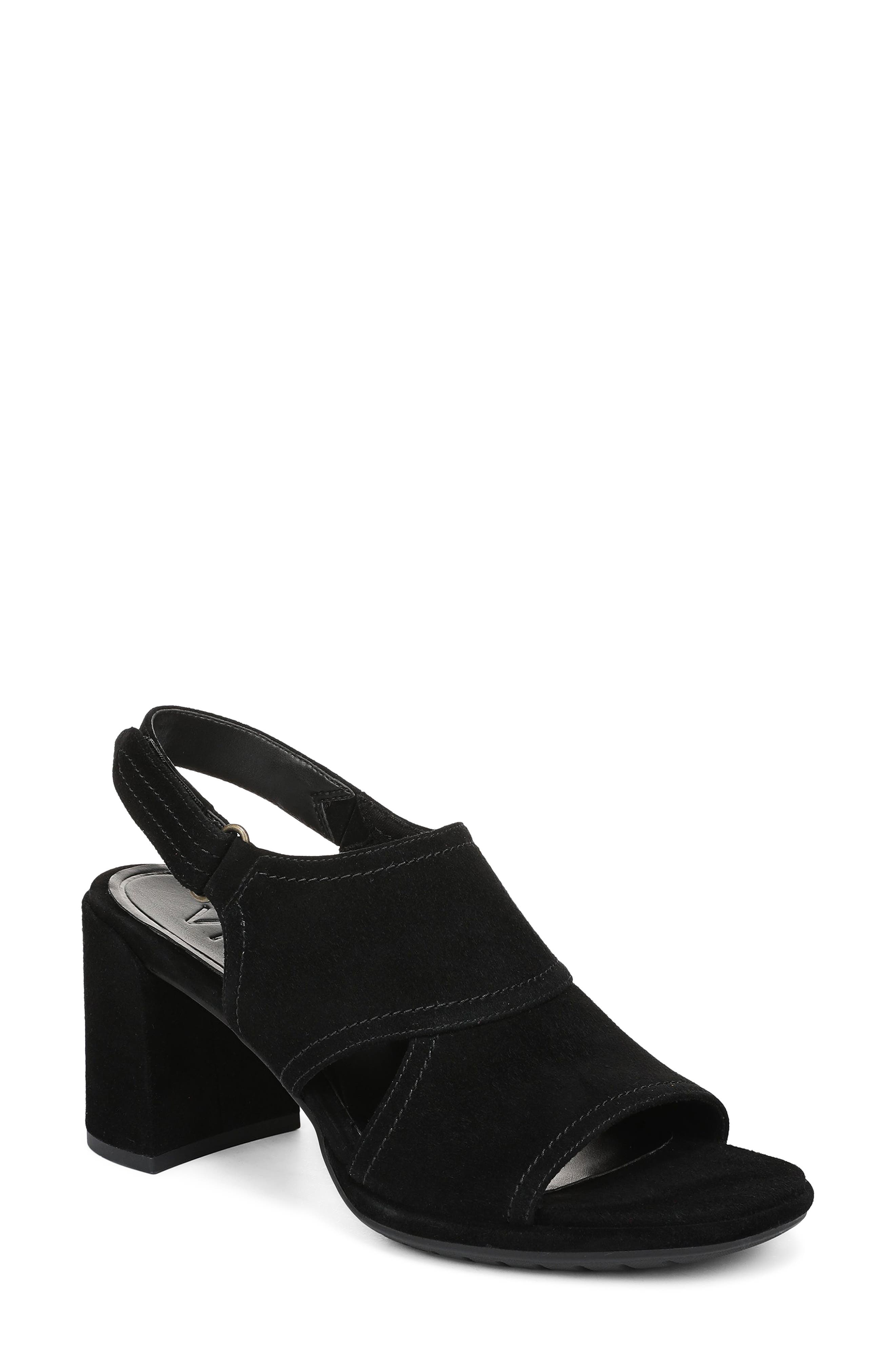 Vionic Bolinas Slingback Sandal, Main, color, Black