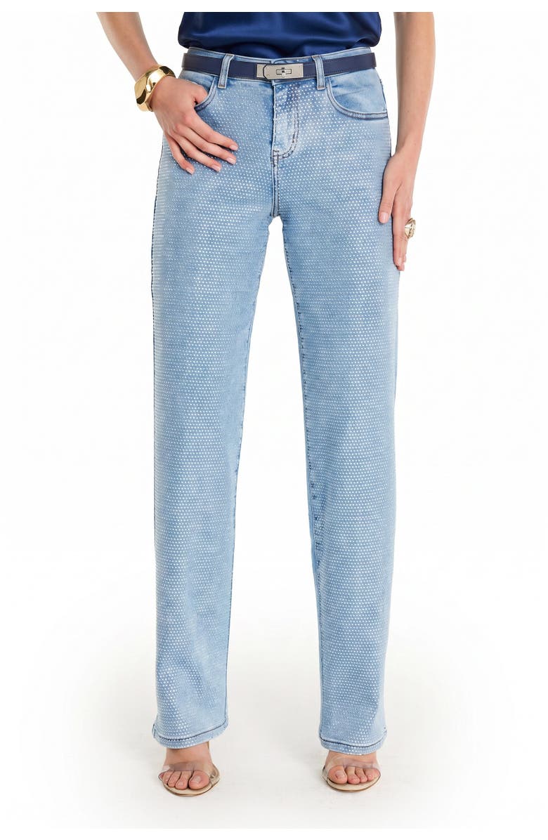 The Noli Shop Ren Cropped Cuff Jean, Main, color, Medium Blue