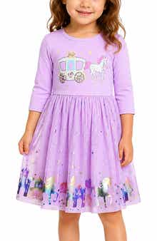 Kids' Princess Long Sleeve Tutu Dress