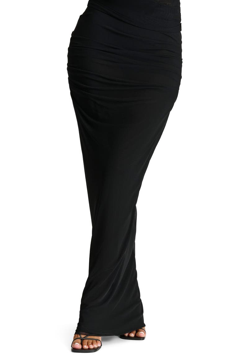 Ruched Mesh Skirt video