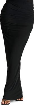 Naked Wardrobe Ruched Mesh Skirt