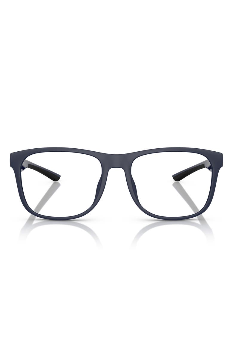 Scuderia Ferrari 54mm Square Optical Glasses, Main, color, Matte Blue
