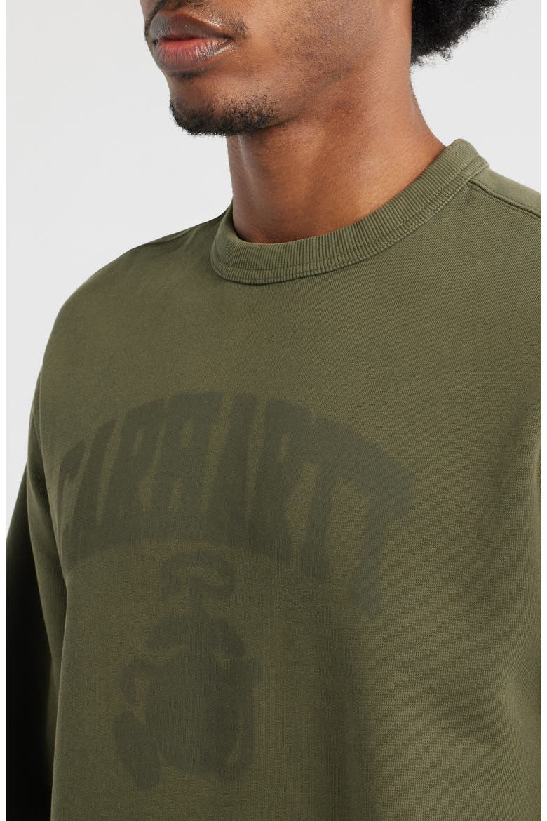 Faded Ponds Corps Graphic Sweatshirt, Alternate, color, CYPRESS (HEAVY STONE WASH)