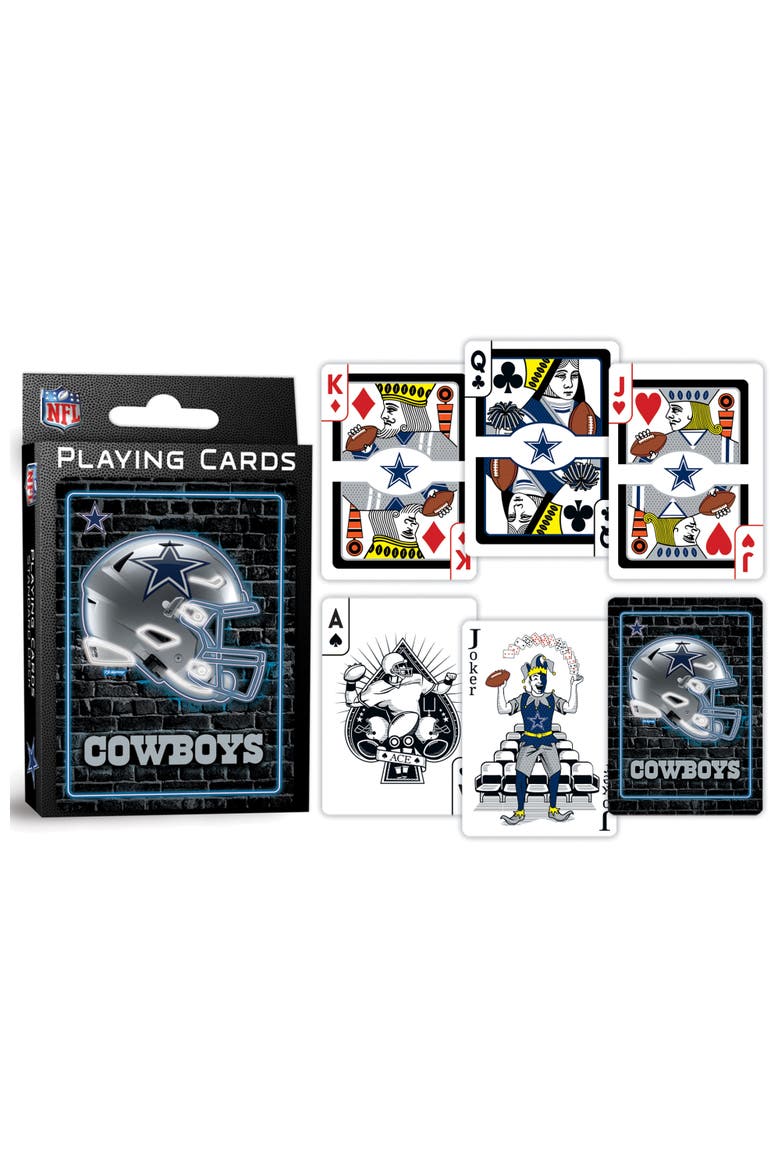 Dallas Cowboys Neon Playing Cards, Alternate, color, Multicolor