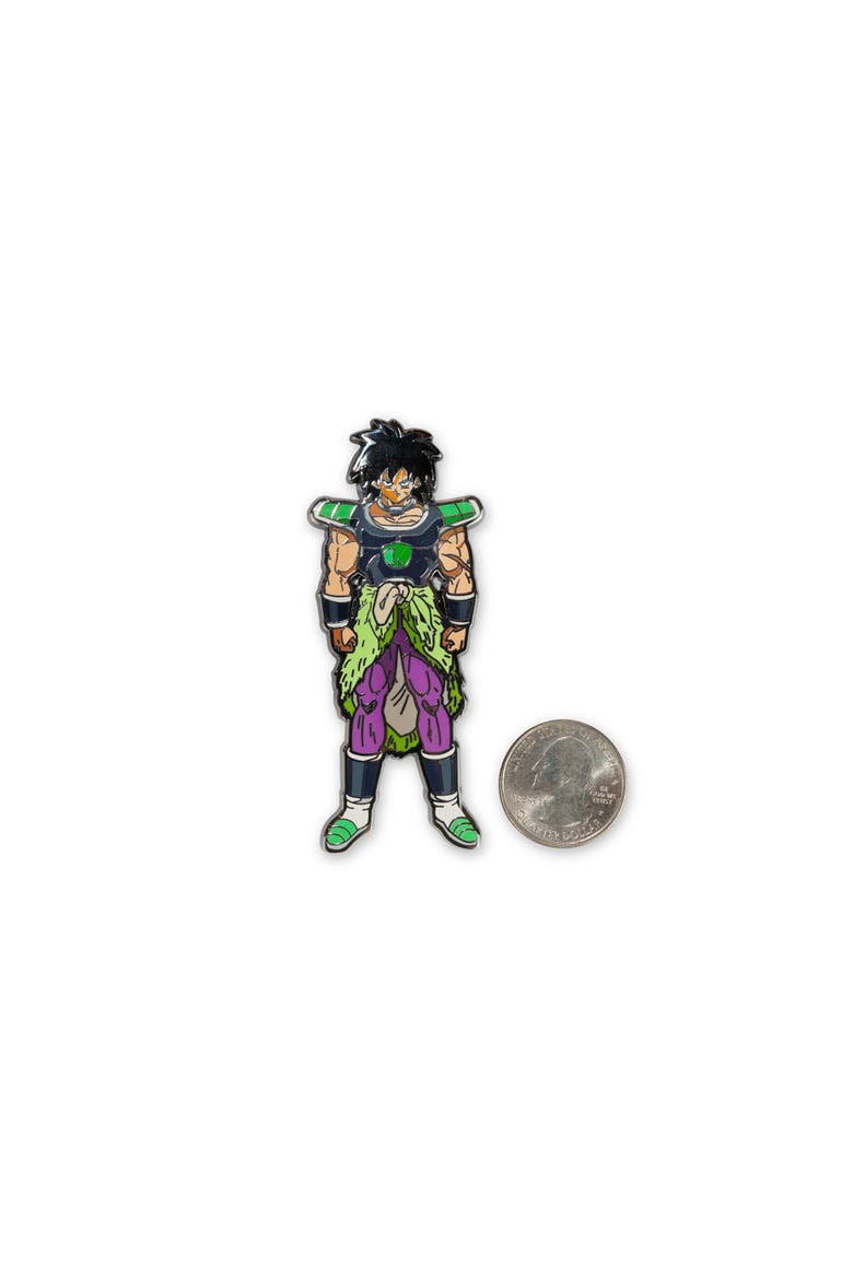 Dragon Ball Super 3-Inch Collectible Enamel FiGPiN - Broly #217 Toynk Exclusive, Alternate, color, Green