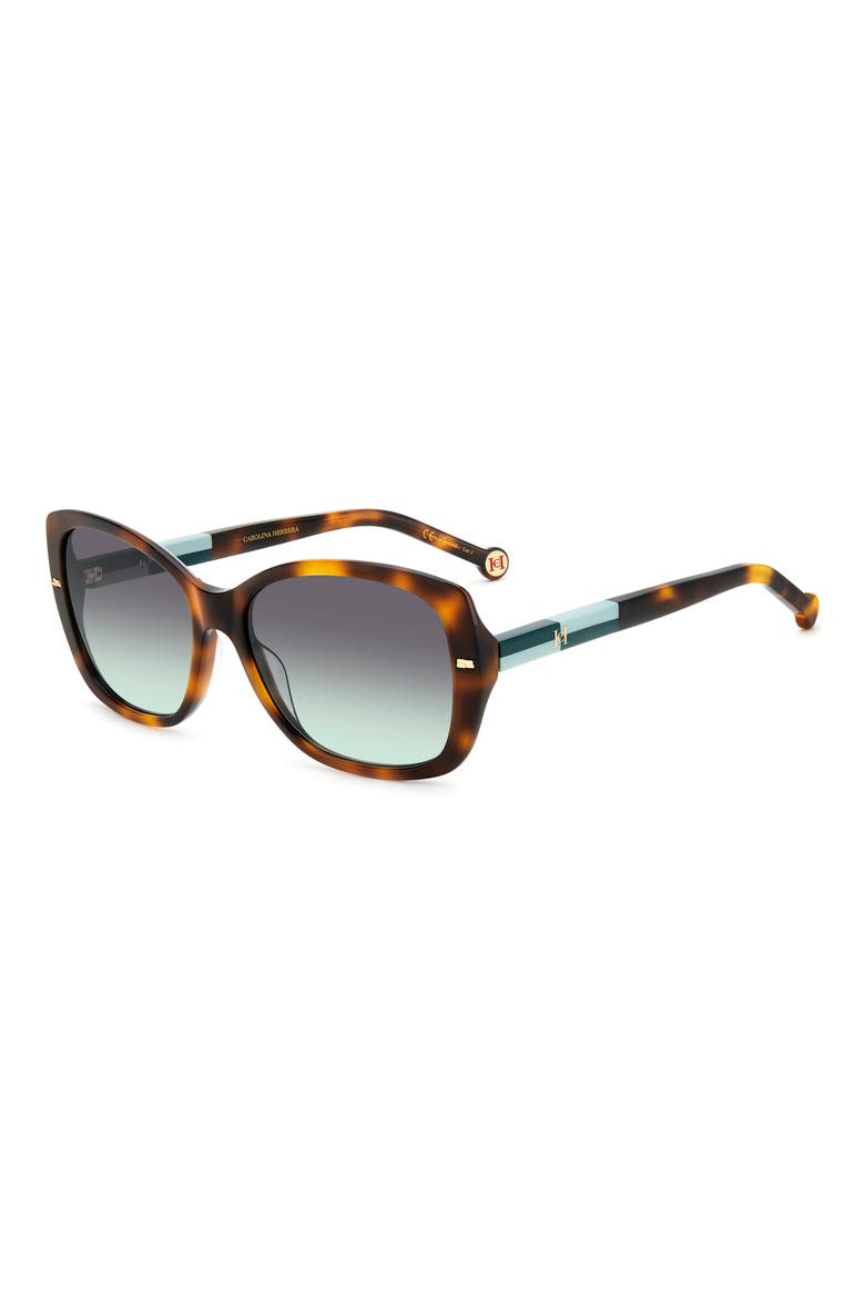 56mm Round Sunglasses, Alternate, color, 0PHW-IB