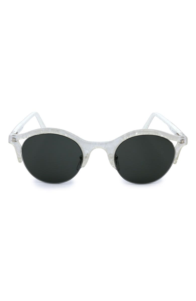 SUPER by RETROSUPERFUTURE<sup>®</sup> 54mm Round Sunglasses, Main, color, White