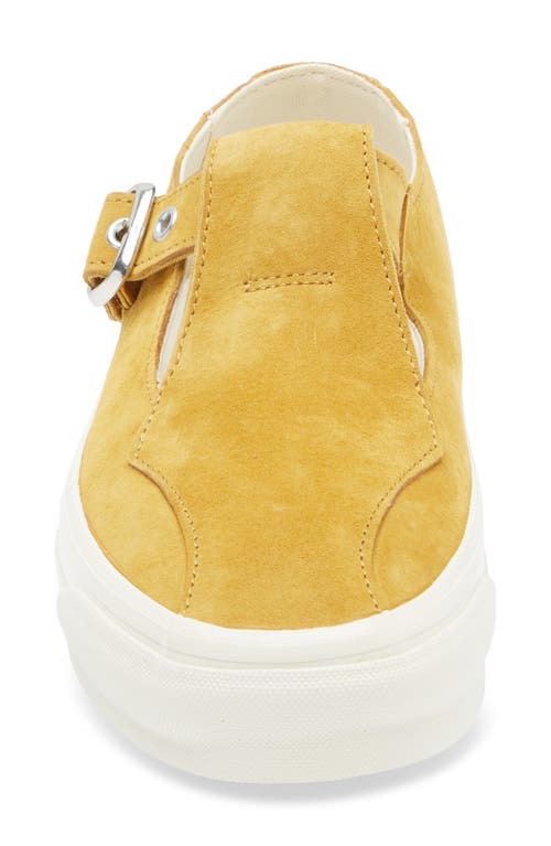 Vans Mary Jane Buckle Sneakers In Gold