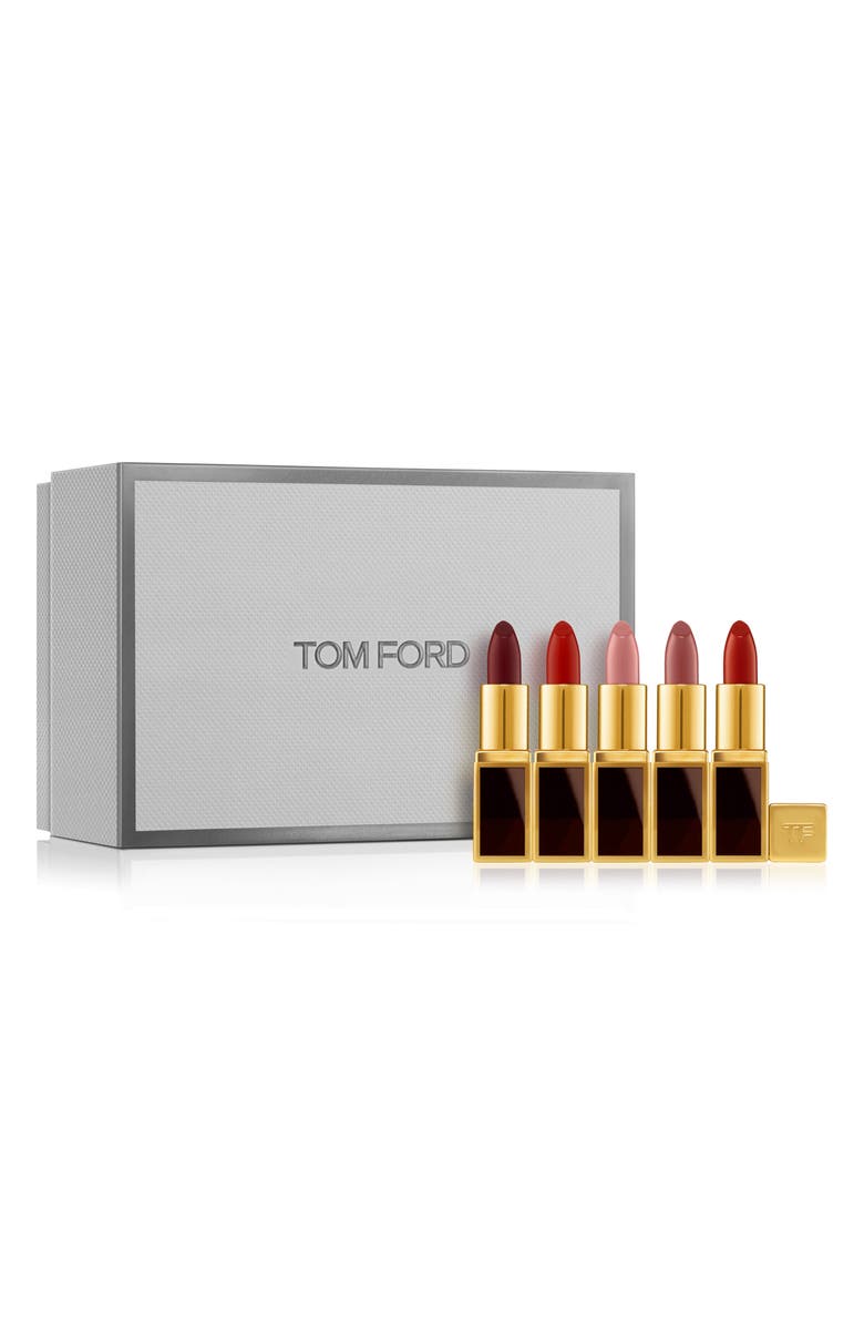TOM FORD Deluxe Mini Mahogany Lip Color Set, Alternate, color, 