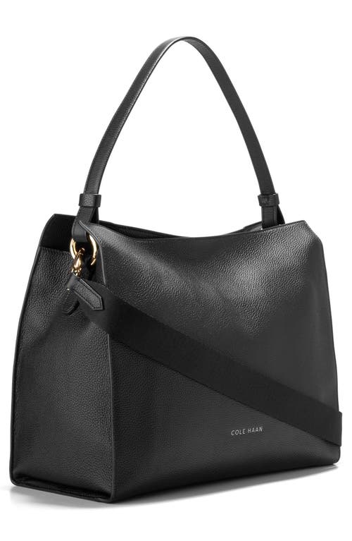 Cole Haan Carryall Leather Satchel In Black