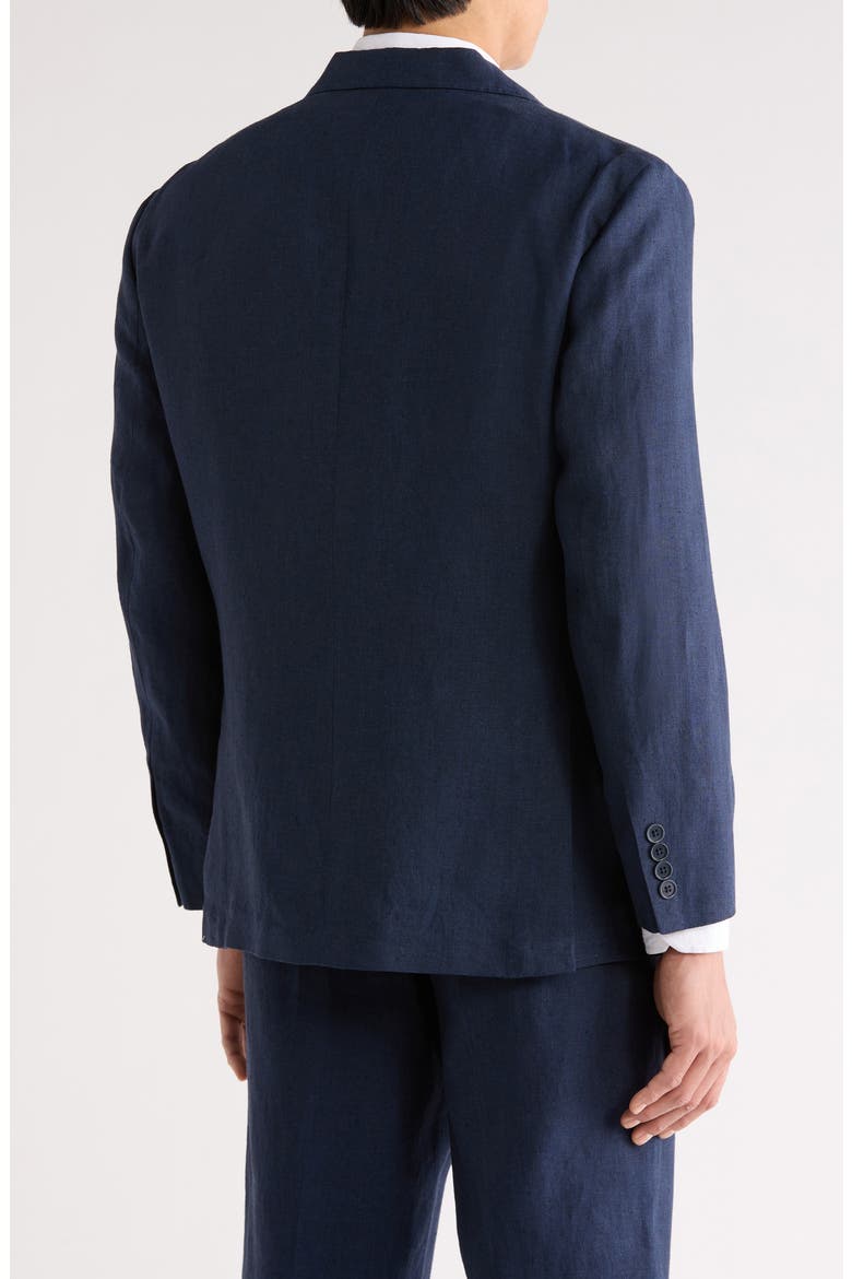 Henrik Trim Fit Solid Italian Linen Suit Separate Jacket, Alternate, color, NAVY NIGHT