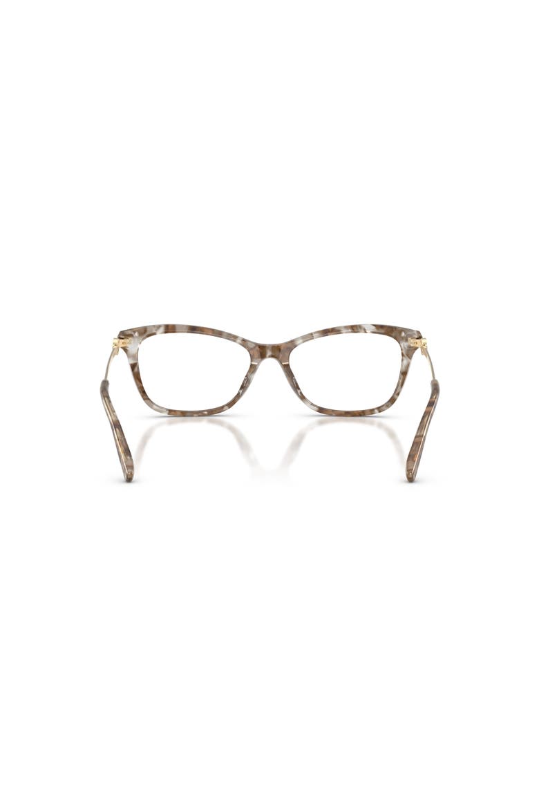 55mm Square optical glasses, Alternate, color, Brown