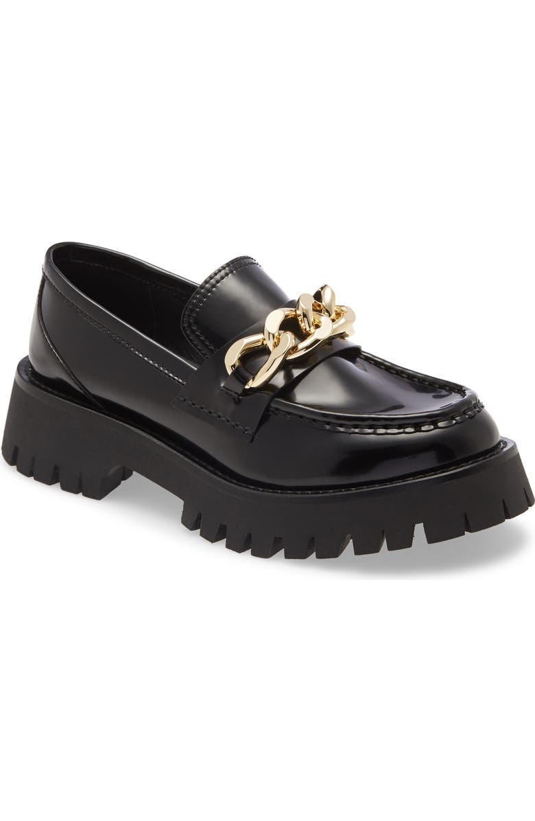 Jeffrey Campbell Recess Chain Platform Loafer, Main, color,