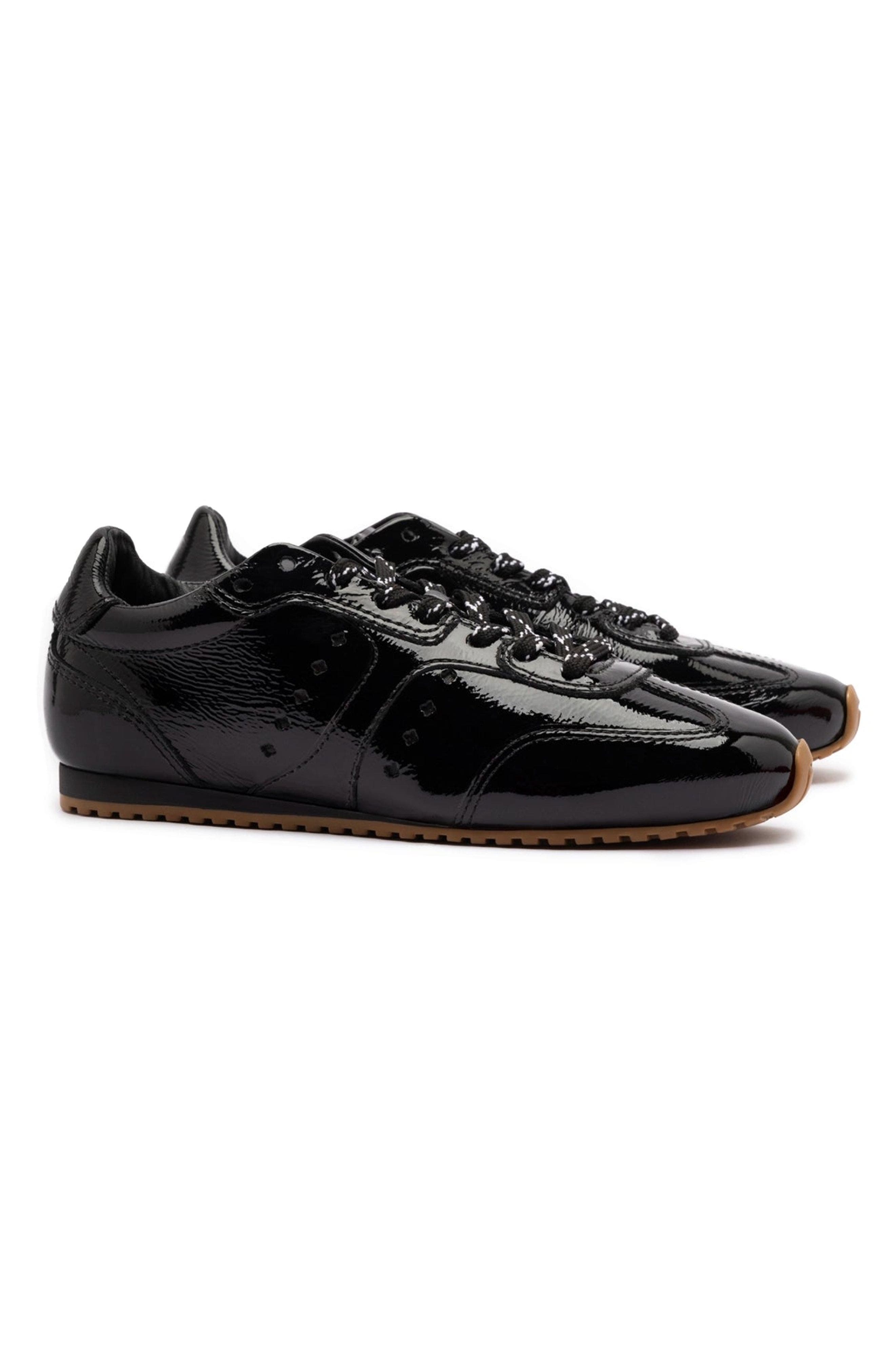 Larroudé Stella Sneaker, Alternate, color, Black