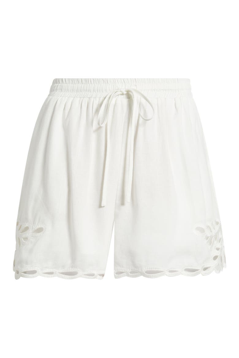 Comte Eyelet Detail Drawstring Shorts, Alternate, color, ECRU