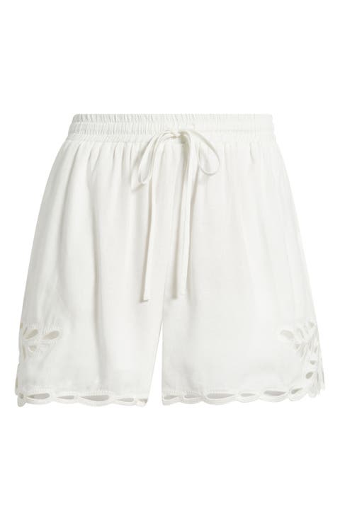 Comte Eyelet Detail Drawstring Shorts