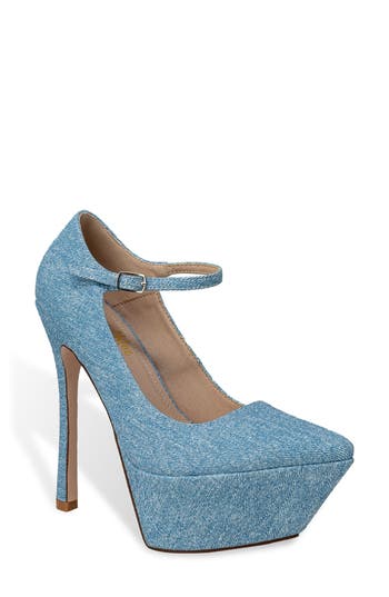 Chase & Chloe Chase And Chloe Pointy Toe Platform Pump