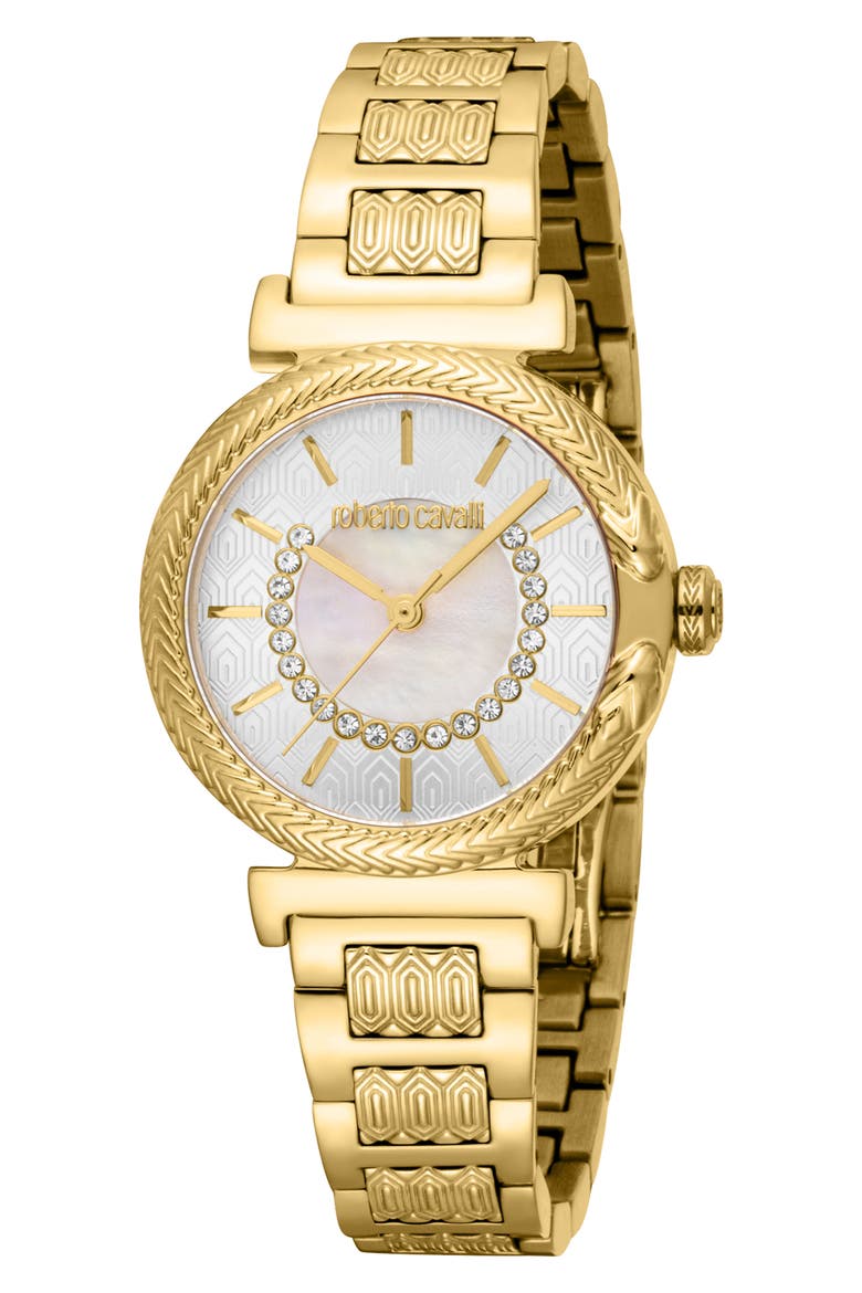 Eclira Two Tone Watch, Main, color, GOLD