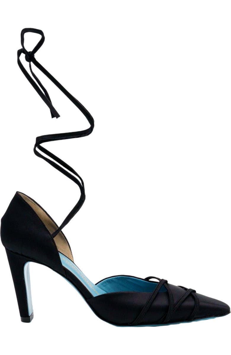 Valentina Rangoni Febe Ankle Wrap D
Orsay Pumps, Alternate, color, Black Raso