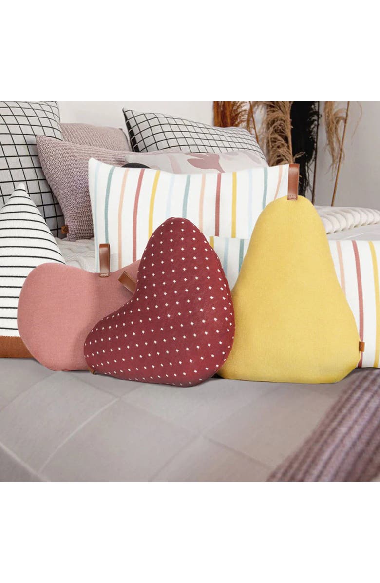 RIAN TRICOT Pear Pillow, Alternate, color, Light Green