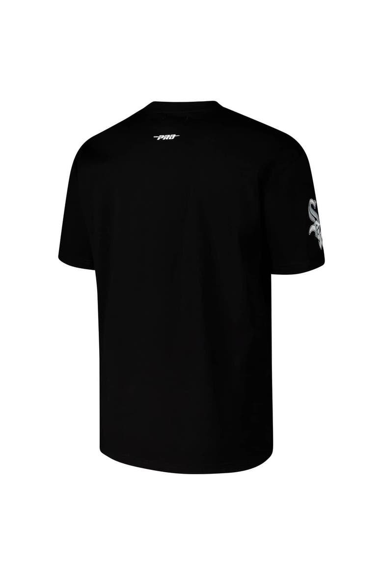 Men's Pro Standard Black Chicago White Sox Turn It Up Dropped Shoulder T-Shirt, Alternate, color, Black
