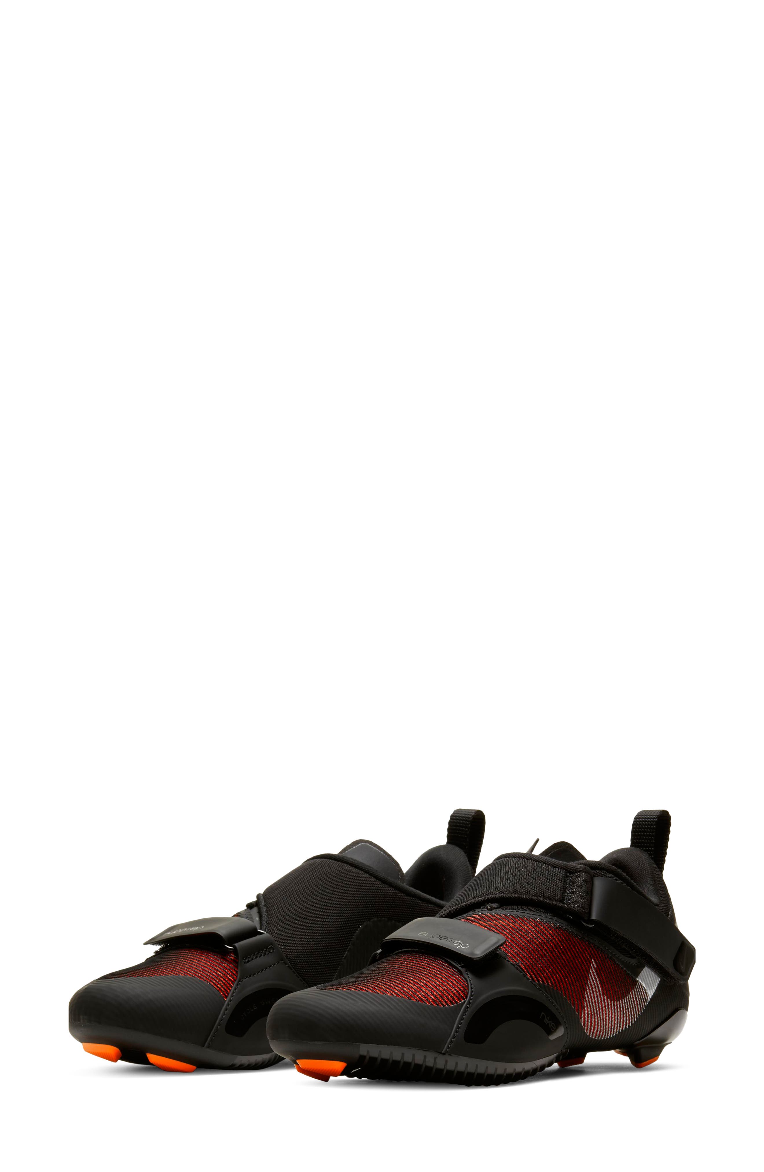 SuperRep Cycle Shoe, Main, color, BLACK/ SILVER/ HYPER CRIMSON